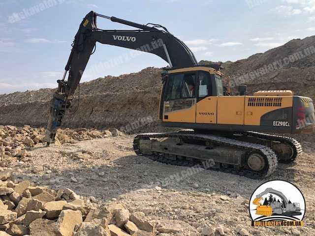 Услуги Аренда гусеничного экскаватора Вольво 290 с гидромолотом 2,5т, фото 1