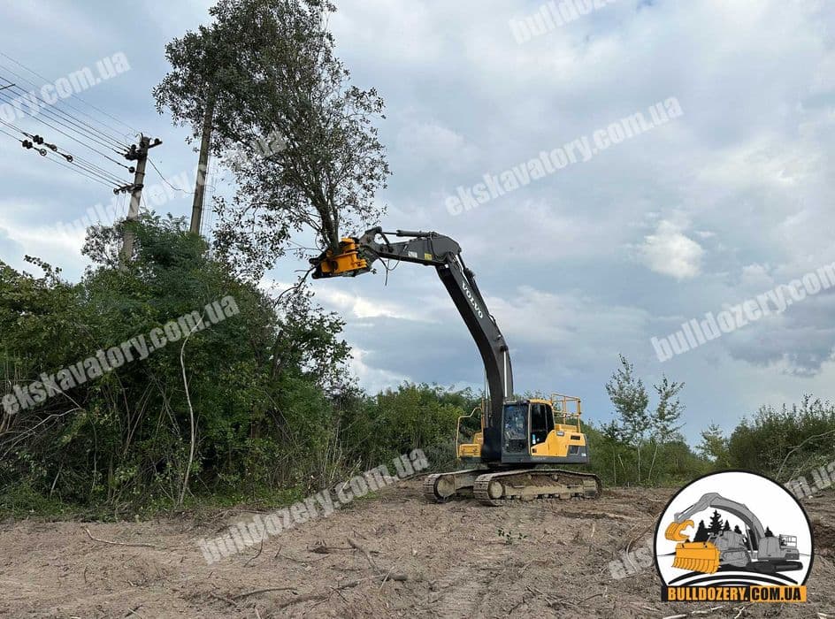 Розліснення, садів, чагарників екскаватором. Викорчовувач дерев ,пнів., фото 3