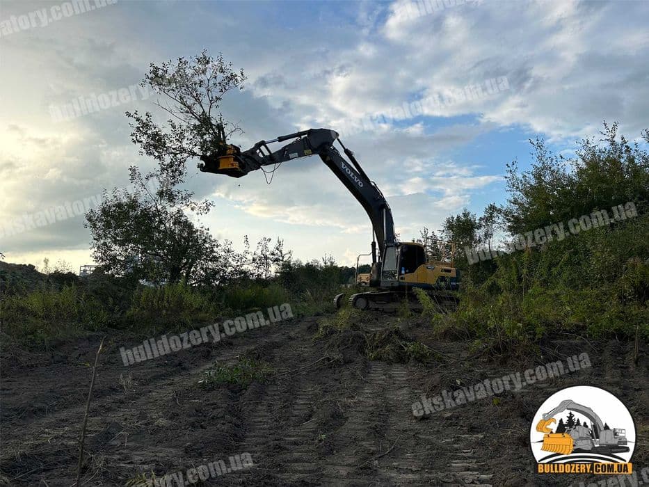 Розліснення, садів, чагарників екскаватором. Викорчовувач дерев ,пнів., фото 5